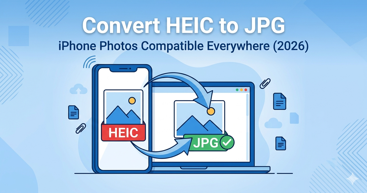 How to Convert HEIC to JPG: 5 Fast Methods (iPhone Photos 2026)